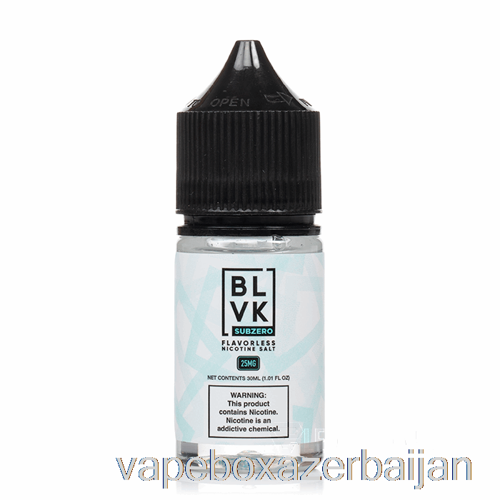 Vape Baku Sub Zero - BLVK Salts - 30mL 25mg